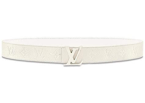 weißer lv gürtel|louis vuitton damen guirtel.